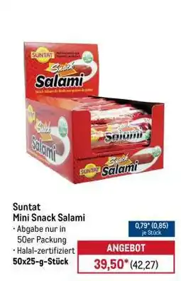METRO Suntat Mini Snack Salami Angebot