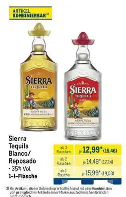 METRO Sierra Tequila Blanco/Reposado Angebot