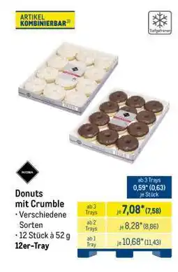 METRO Donuts mit Crumble Angebot