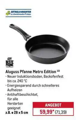 METRO Aluguss Pfanne Metro Edition Angebot