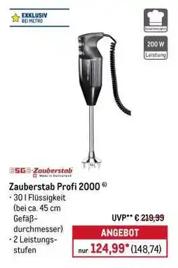 METRO Zauberstab Profi 2000 Angebot