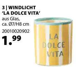 Dehner WINDLICHT 'LA DOLCE VITA' Angebot