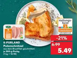 Kaufland K-PURLAND Putenschnitzel Angebot