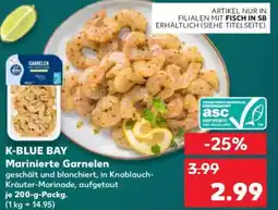 Kaufland K-BLUE BAY Marinierte Garnelen Angebot