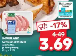 Kaufland K-PURLAND Schweinekotelett Angebot