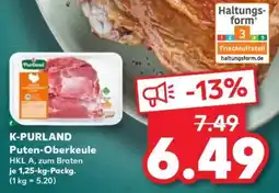 Kaufland K-PURLAND Puten-Oberkeule Angebot