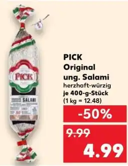 Kaufland PICK Original ung. Salami Angebot