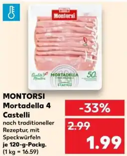 Kaufland MONTORSI Mortadella 4 Castelli Angebot