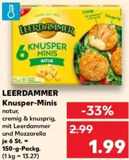 Kaufland LEERDAMMER Knusper-Minis Angebot