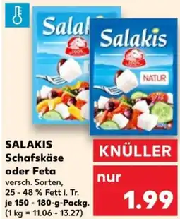 Kaufland SALAKIS Schafskäse oder Feta Angebot