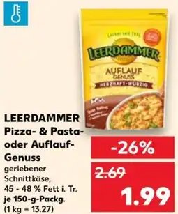 Kaufland LEERDAMMER Pizza- & Pasta- oder Auflauf- Genuss Angebot