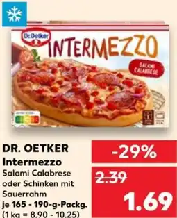 Kaufland DR. OETKER Intermezzo Angebot