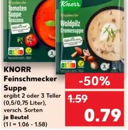 Kaufland KNORR Feinschmecker Suppe Angebot