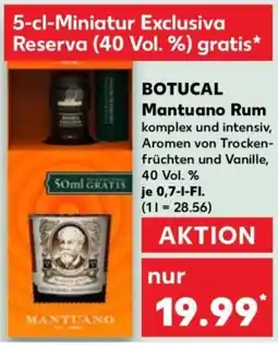 Kaufland BOTUCAL Mantuano Rum Angebot