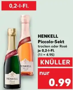 Kaufland HENKELL Piccolo-Sekt Angebot
