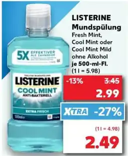 Kaufland LISTERINE Mundspülung Angebot