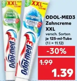 Kaufland ODOL-MED3 Zahncreme XXL Angebot