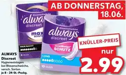 Kaufland ALWAYS Discreet Angebot