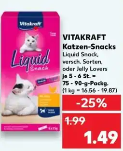 Kaufland VITAKRAFT Katzen-Snacks Angebot