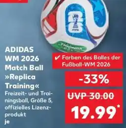 Kaufland ADIDAS WM 2026 Match Ball Replica Training Angebot