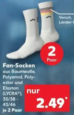 Kaufland Fan-Socken Angebot