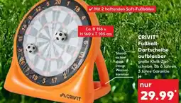 Kaufland CRIVIT Fußball- Dartscheibe aufblasbar Angebot