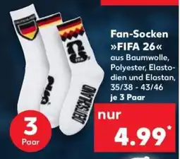 Kaufland Fan-Socken FIFA 26 Angebot