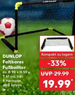 Kaufland DUNLOP Faltbares Fußballtor Angebot