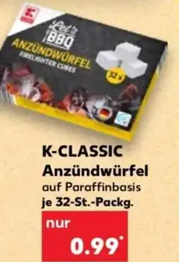 Kaufland K-CLASSIC Anzündwürfel Angebot