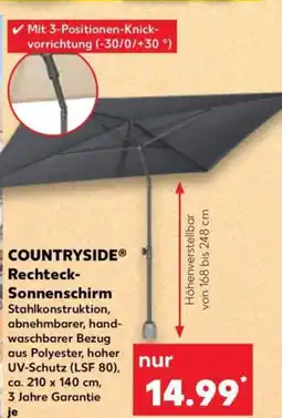 Kaufland COUNTRYSIDE Rechteck- Sonnenschirm Angebot