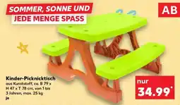 Kaufland Kinder-Picknicktisch Angebot