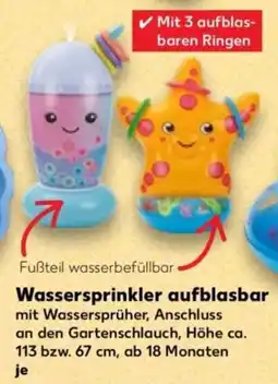 Kaufland LUPILU Wassersprinkler aufblasbar Angebot