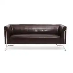 Netto Marken-Discount hjh OFFICE Lounge Sofa CURACAO Kunstleder mit Armlehnen Angebot