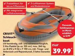 Kaufland CRIVIT Schlauchboot Angebot
