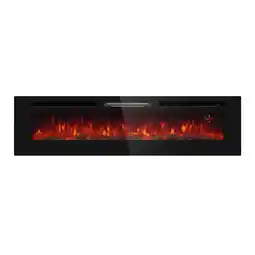 Netto Marken-Discount Galeras 178 Elektrischer Wandkamin 1800W LED Schwarz 178 x 47 x 13 cm Angebot