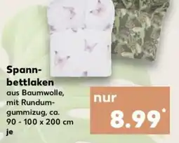 Kaufland Spannbettlaken Angebot