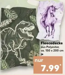 Kaufland Fleecedecke Angebot