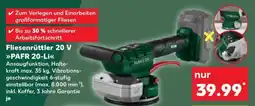 Kaufland PARKSIDE Fliesenrüttler 20 V PAFR 20-Li Angebot