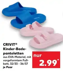Kaufland CRIVIT Kinder-Badepantoletten Angebot
