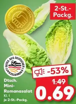 Kaufland Dtsch. Mini- Romanasalat Angebot