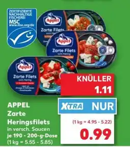 Kaufland APPEL Zarte Heringsfilets Angebot