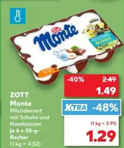 Kaufland ZOTT Monte Angebot