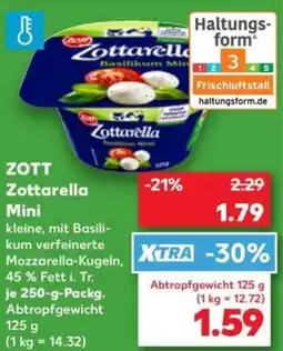 Kaufland ZOTT Zottarella Mini Angebot