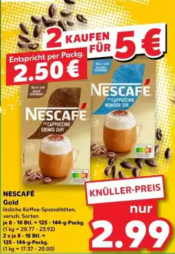 Kaufland NESCAFÉ Gold Angebot