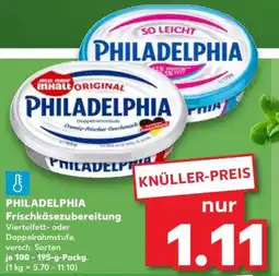 Kaufland PHILADELPHIA Frischkäsezubereitung Angebot