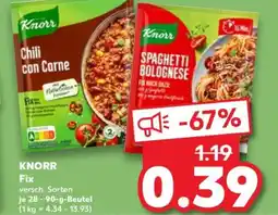 Kaufland KNORR Fix Angebot