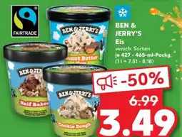 Kaufland BEN & JERRY'S Eis Angebot