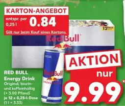 Kaufland RED BULL Energy Drink Angebot