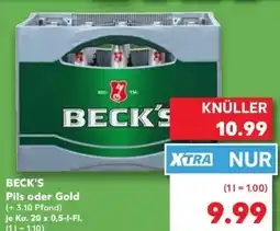 Kaufland BECK'S Pils oder Gold Angebot