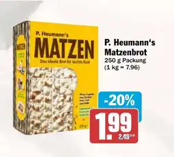 AEZ P. Heumann's Matzenbrot Angebot
